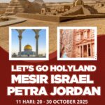 Holyland 11 Hari Mesir-Israel-Petra 20-30 Oktober 2025