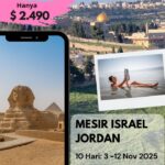 Promo 10+1 Free Holyland Mesir-Israel-Jordan 3-12 Nov 2025