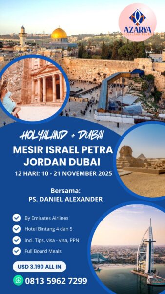 holyland + dubai 10-21 nov 2025